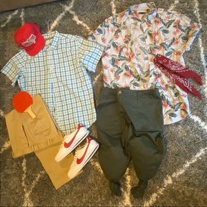 Forest Gump & Lt. Dan Couple’s Halloween Costume